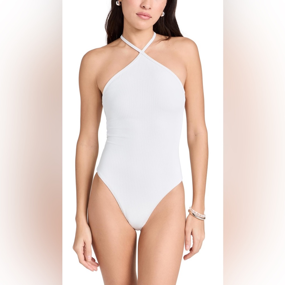 Madewell Rib Scorpion Fish Cross Front One Piece | XL | MSRP $88